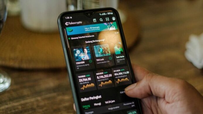 Ilustrasi Pergerakan Harga Bitcoin (BTC) Tokocrypto