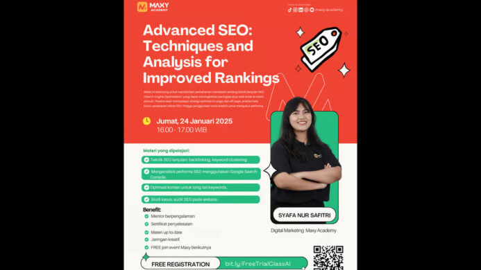 MAXY Academy Beri Pelatihan Gratis: Strategi SEO Jangka Panjang untuk Bisnis Digital