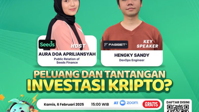 Webinar bertajuk Peluang dan Tantangan Investasi Kripto