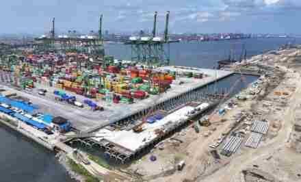 Proyek PTPP, Pembangunan Terminal Kalibaru Tahap 1B di Pelabuhan Tanjung Priok Capai 75%