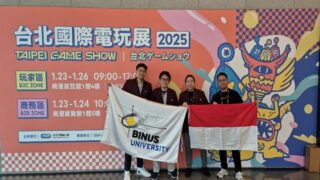 Mahasiswa Game Application and Technology Program BINUS UNIVERSITY: Satu-satunya Universitas di Indonesia yang Masuk Nominasi Best Student Game di Taipei Game Show 2025