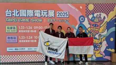 Mahasiswa Game Application and Technology Program BINUS UNIVERSITY: Satu-satunya Universitas di Indonesia yang Masuk Nominasi Best Student Game di Taipei Game Show 2025