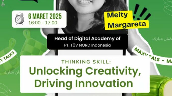 Webinar Buka Pola Pikir Inovatif Maxy Academy