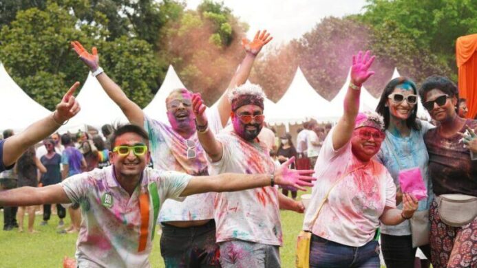 Festival Holi di Jakarta