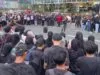 Aliansi Serikat Mahasiswa Purwokerto menggelar unjuk rasa menolak pengesahan RUU TNI Jum'at 21 Maret 2025 (Foto Istimewa)