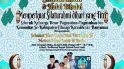 Silahturahmi Dan Halal Bi Halal Paguyuban dan Komunitas Cilacap di Gelar di Rumah Komando
