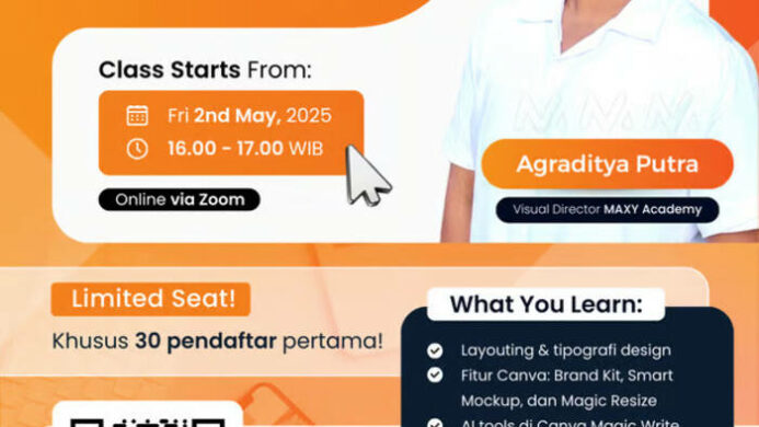 Kelas Desain Canva Berbasis AI oleh MAXY Academy