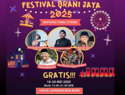 Catat Jadwalnya, Festival Brani Jaya 2025