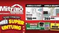Mitra10 Hadirkan Promo MEI SUPER UNTUNG, Belanja Renovasi Rumah Lebih Hemat
