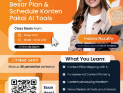 MAXY Academy Gelar Kelas Gratis: Bongkar Cara Brand Besar Atur Konten Pakai AI Tools