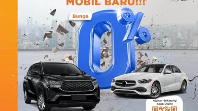 Banner BRI Finance Berikan Promo Bunga 0% Untuk Mobil Baru