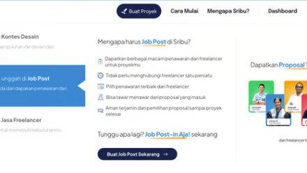 Cari Freelancer Kini Semudah Posting, Sribu Luncurkan JobPost