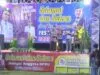 Pemukulan gong pembukaan Festival Brani Jaya 2025 pada Sabtu 17 Mei 2025 malam (Foto Asep)