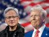 Potret Trump dan CEO Nvidia