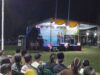 Kades Karang Tengah Suhartono saat membuka acara Pekan Asiek Karang Tengah pada Selasa 20 Mei 2025 malam (Foto Asep)