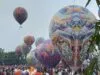 Puluhan balon udara diterbangkan dalam Festival Balon Udara UMP pada Minggu 25 Mei 2025 (Foto Asep)