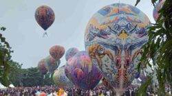 Balon Udara Hiasi Langit Purwokerto Disaksikan Ribuan Pasang Mata
