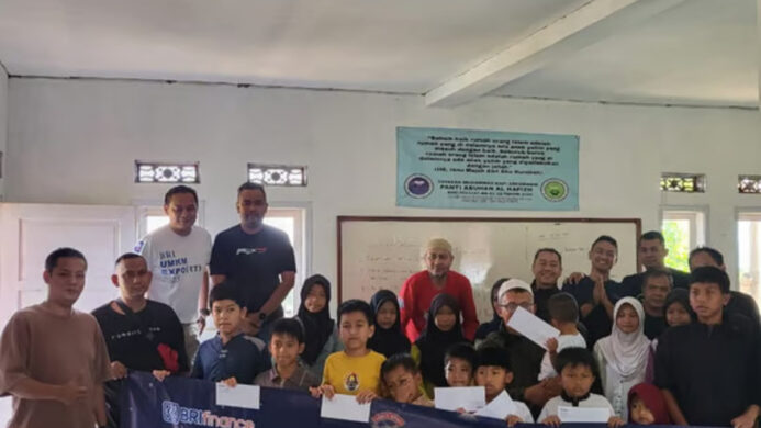 BRI Finance Gandeng Komunitas Motor Gelar Program TJSL