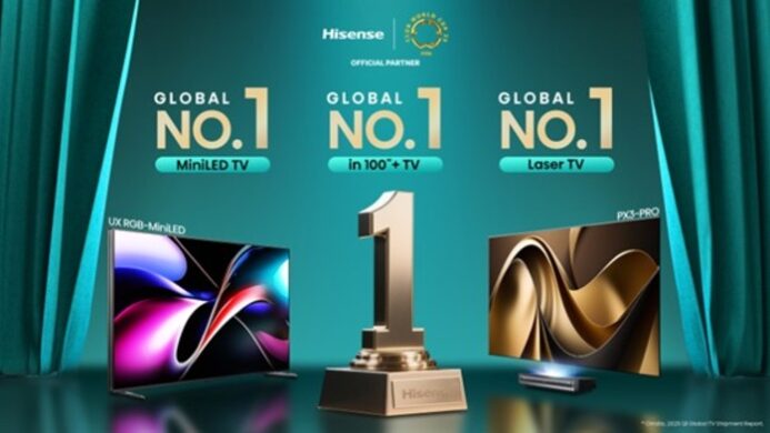 Hisense Puncaki Peringkat Global pada Q1 2025
