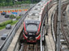 LRT Jabodebek Uji Coba Rangkaian TS 20