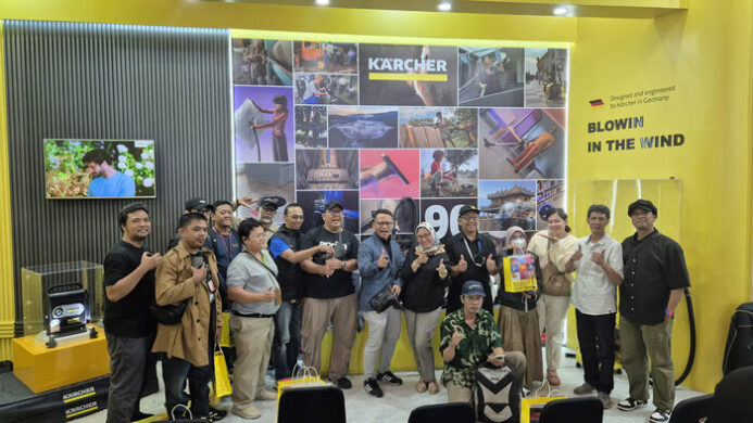 90 Tahun Karcher bersama teman Media di Jakarta Fair