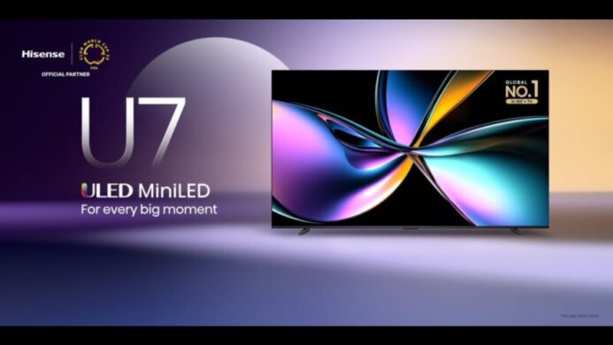 Tonton FIFA Club World Cup 2025TM dengan Pengalaman Sinematik dari Rumah Bersama Hisense MiniLED TV U7Q 100 Inci