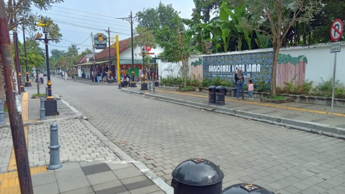 Salah satu sudut di Kawasan Banyumas Kota Lama Kamis 10 juli 2025 (Foto Asep)
