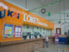 Loket penjualan tiket di stasiun
