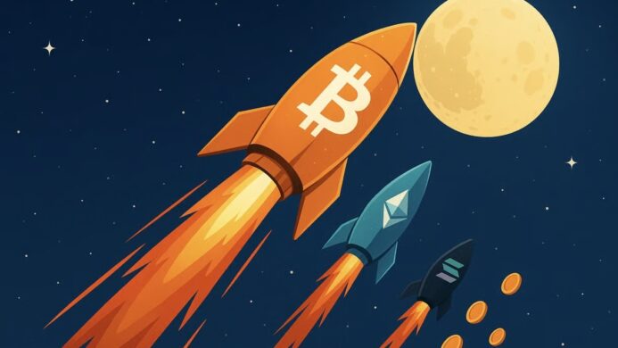 Bitcoin meroket