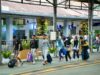 Penumpang Naik Kereta di Divre IV Tanjungkarang