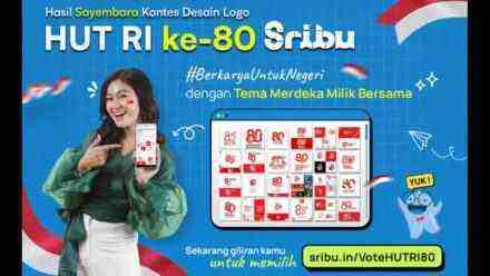 Sribu Tunjukkan Wajah Baru Kemerdekaan: 200+ Desain Logo Dipilih Lewat Voting Publik