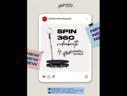 Photomatics Hadirkan Spin 360 Videobooth dan Audio Guestbook