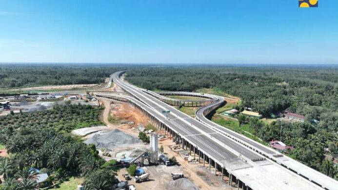 Interchange Ness Muara Jambi Hampir Rampung, Waktu Tempuh ke Kota Jambi Cepat