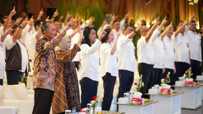 Acara Doa Bersama untuk Negeri yang digelar di auditorium Kementerian PU Jakarta pada Kamis (148)