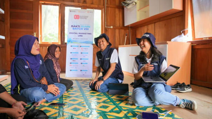 Relawan Bakti BUMN di Tanjung Enim Sumatera Selatan