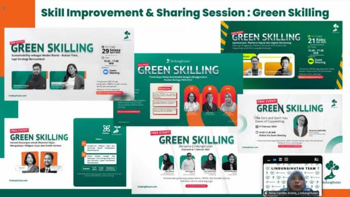 LindungiHutan Sukses Gelar Green Skilling #21 Dorong Penerapan Green Mindset dalam Bisnis