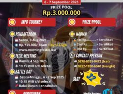 Tournament Mobile Legends “Morningfest Season 3” Segera Digelar di Langensari Kota Banjar