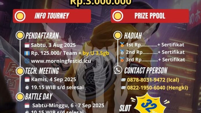 tournament mobile legends morningfest season 3 segera digelar di langensari kota banjar