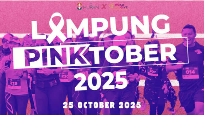 Pinktober Run 2025 Event Galang Dana Kanker Payudara di Lampung