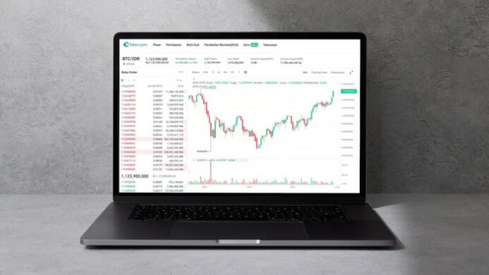 Ilustrasi pergerakan harga Bitcoin (BTC) Sumber Tokocrypto