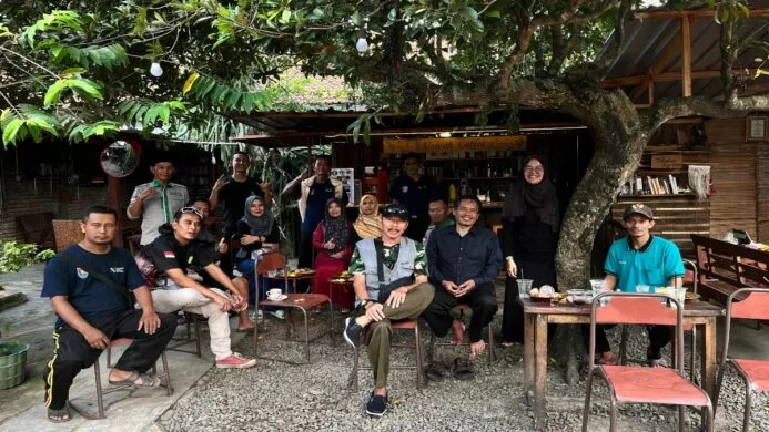 Foto bersama KSB BANDAYUDHA Kecamatan Bantarsari bersama LPBI NU Kecamatan Bantarsari
