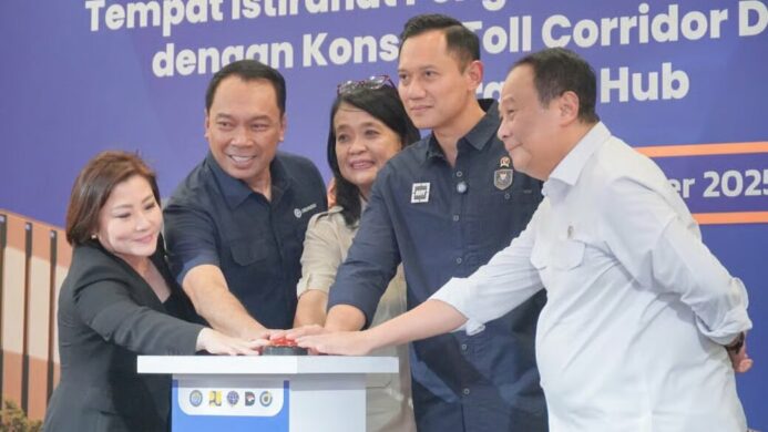 Menko Infrawil AHY Resmikan TI Pengembangan KM 05 Jagorawi Travoy Hub Rest Area Generasi Baru dengan Konsep Toll Corridor Development
