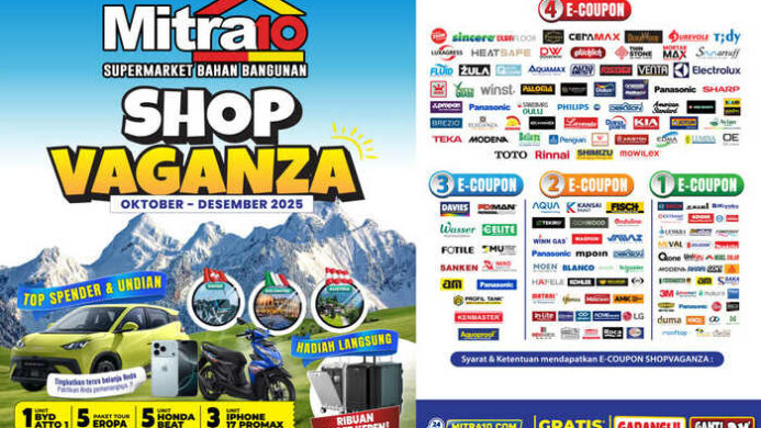 Shopvaganza 2025 Resmi Dimulai! Belanja Hemat, Raih Hadiah Spektakuler di Mitra10