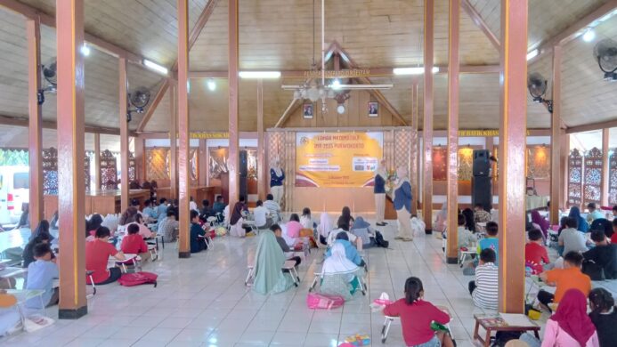 International Mental Arithmetic gelar lomba matematika di Pendopo Kecamatan Sokaraja Minggu 5 Oktober 2025 (Foto Asep)