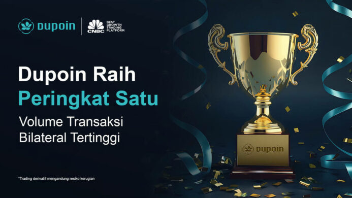 Dupoin Kembali Raih Peringkat Pertama sebagai Pialang dengan Volume Transaksi Terbesar September 2025 versi JFX