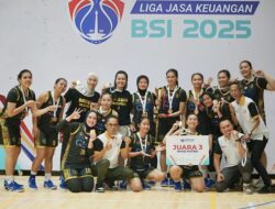 Membanggakan! Tim Bola Basket Putri BRI Raih Juara 3 di Liga Jasa Keuangan 2025