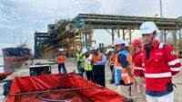 Tingkatkan Kesiapsiagaan, Pelindo Multi Terminal Branch Belawan Gelar Drill Oil Spill Response (OSR)