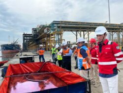 Tingkatkan Kesiapsiagaan, Pelindo Multi Terminal Branch Belawan Gelar Drill Oil Spill Response (OSR)