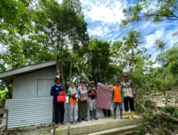 Relawan KSB Dan LPBI NU Salurkan Bantuan Korban Dampak Angin Kencang di Desa Bulaksari