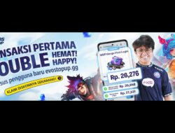 EVOS Fams, Buat Kamu yang Pertama Kali Login di EVOS TOP UP: Dapat 3% Cashback